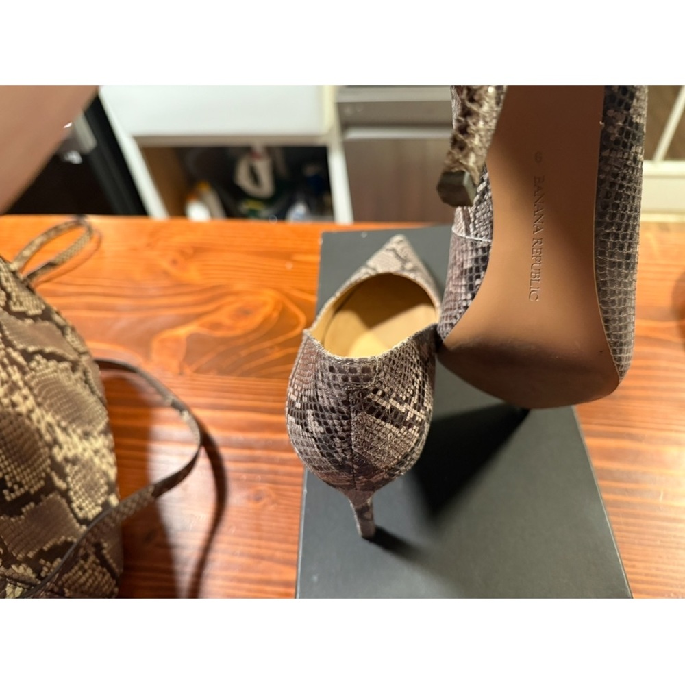 Banana Republic Snakeskin Heels